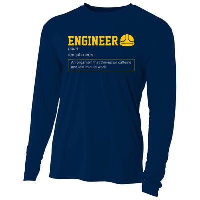 Funny Engineering Meaning Engineer Definition Cooling Performance Long Sleeve Crew