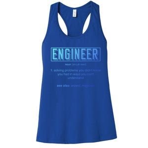 Funny Engineering Major College Students No Life Money Sleep Gift Women's Racerback Tank