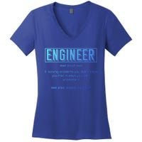 Funny Engineering Major College Students No Life Money Sleep Gift Women's V-Neck T-Shirt