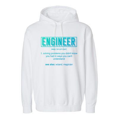 Funny Engineering Major College Students No Life Money Sleep Gift Garment-Dyed Fleece Hoodie