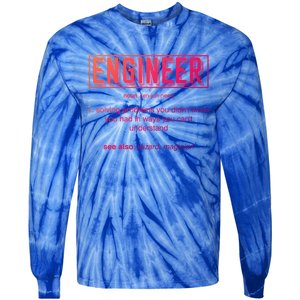 Funny Engineering Major College Students No Life Money Sleep Gift Tie-Dye Long Sleeve Shirt