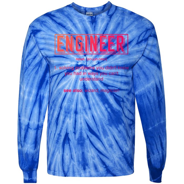 Funny Engineering Major College Students No Life Money Sleep Gift Tie-Dye Long Sleeve Shirt