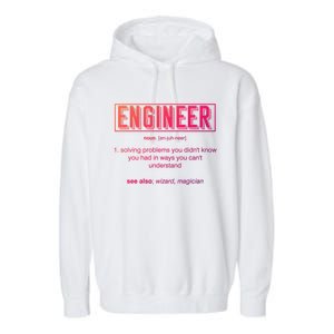 Funny Engineering Major College Students No Life Money Sleep Gift Garment-Dyed Fleece Hoodie