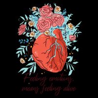 Feeling Emotions Means Feeling Alive 16 in Basic Backpack