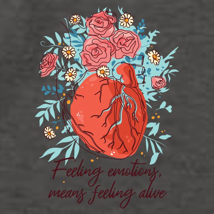 Feeling Emotions Means Feeling Alive Vector Backpack