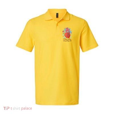 Feeling Emotions Means Feeling Alive Softstyle Adult Sport Polo