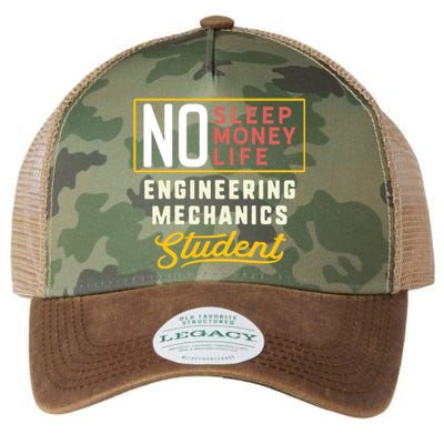 Funny Engineering Mechanics Major Studengift Graduation Cool Gift Legacy Tie Dye Trucker Hat