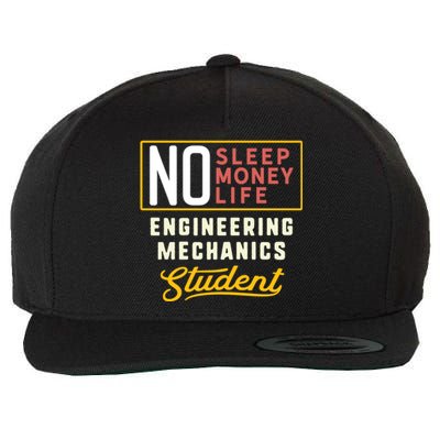 Funny Engineering Mechanics Major Studengift Graduation Cool Gift Wool Snapback Cap