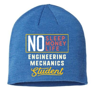 Funny Engineering Mechanics Major Studengift Graduation Cool Gift Sustainable Beanie