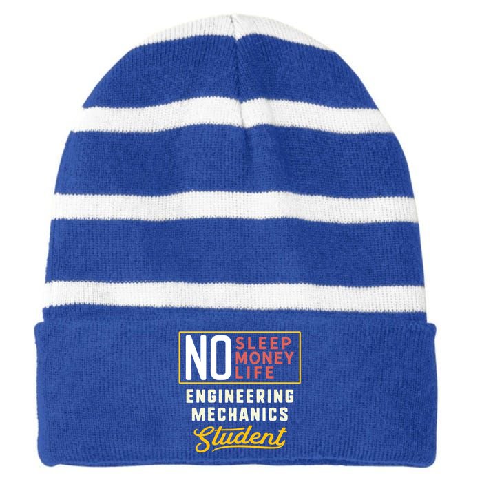 Funny Engineering Mechanics Major Studengift Graduation Cool Gift Striped Beanie with Solid Band