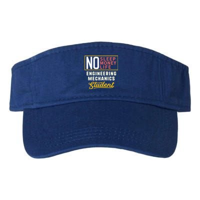 Funny Engineering Mechanics Major Studengift Graduation Cool Gift Valucap Bio-Washed Visor