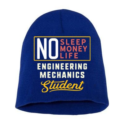 Funny Engineering Mechanics Major Studengift Graduation Cool Gift Short Acrylic Beanie