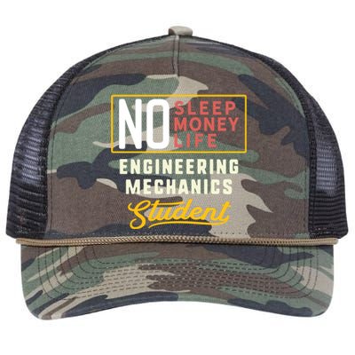 Funny Engineering Mechanics Major Studengift Graduation Cool Gift Retro Rope Trucker Hat Cap