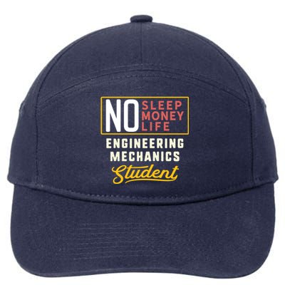 Funny Engineering Mechanics Major Studengift Graduation Cool Gift 7-Panel Snapback Hat