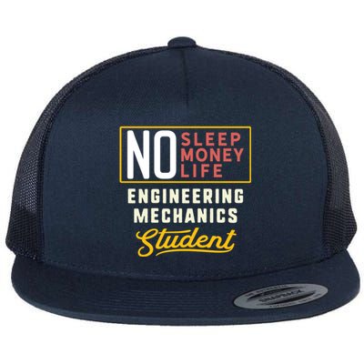 Funny Engineering Mechanics Major Studengift Graduation Cool Gift Flat Bill Trucker Hat