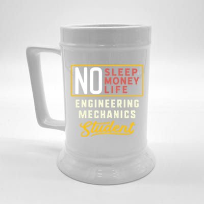 Funny Engineering Mechanics Major Studengift Graduation Cool Gift Beer Stein