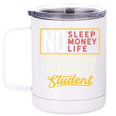 Funny Engineering Mechanics Major Studengift Graduation Cool Gift 12 oz Stainless Steel Tumbler Cup