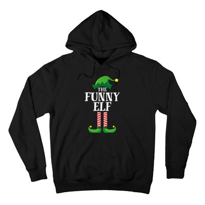 Funny Elf Matching Family Group Christmas Party Hoodie