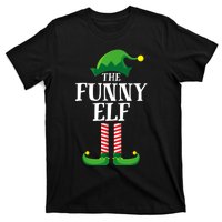 Funny Elf Matching Family Group Christmas Party T-Shirt