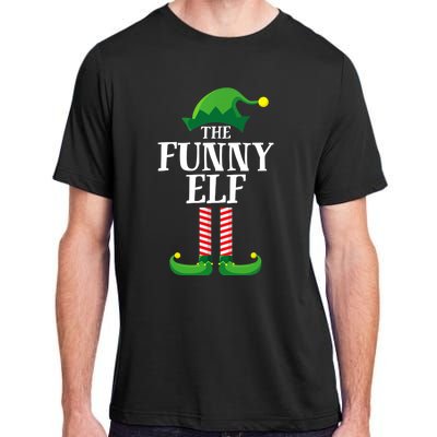 Funny Elf Matching Family Group Christmas Party Adult ChromaSoft Performance T-Shirt