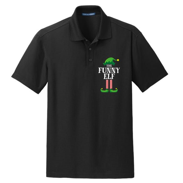 Funny Elf Matching Family Group Christmas Party Dry Zone Grid Polo