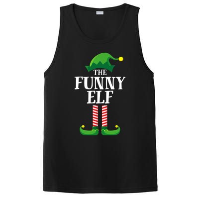 Funny Elf Matching Family Group Christmas Party PosiCharge Competitor Tank