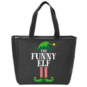 Funny Elf Matching Family Group Christmas Party Zip Tote Bag