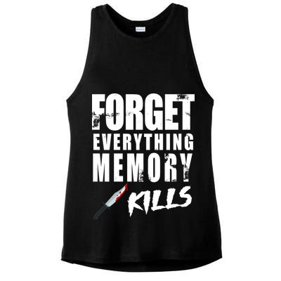Forget Everything Memory Kills Ladies PosiCharge Tri-Blend Wicking Tank