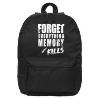 Forget Everything Memory Kills 16 in Basic Backpack