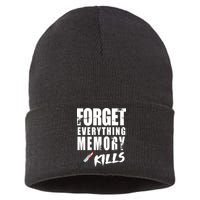 Forget Everything Memory Kills Sustainable Knit Beanie