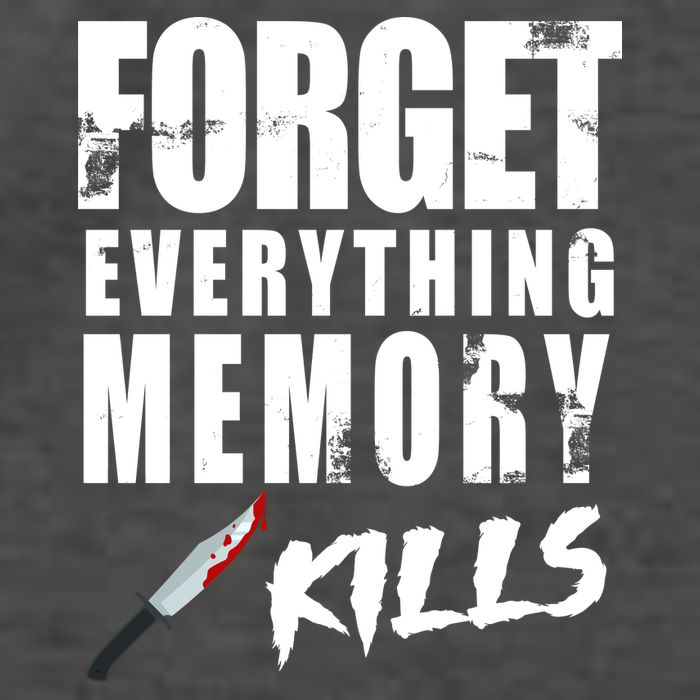 Forget Everything Memory Kills Vector Backpack