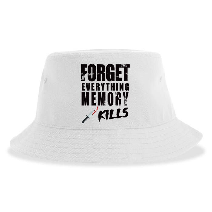 Forget Everything Memory Kills Sustainable Bucket Hat
