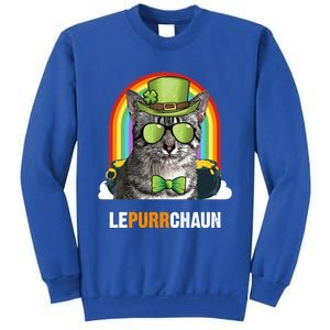 Funny Egyptian Mau Cat Lepurrchaun St Patricks Day Gift Sweatshirt