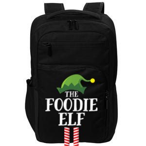 Foodie Elf Matching Family Group Christmas Party Impact Tech Backpack