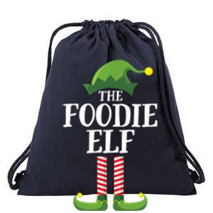 Foodie Elf Matching Family Group Christmas Party Drawstring Bag