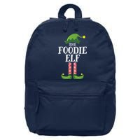 Foodie Elf Matching Family Group Christmas Party 16 in Basic Backpack