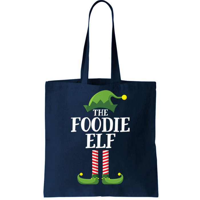 Foodie Elf Matching Family Group Christmas Party Tote Bag