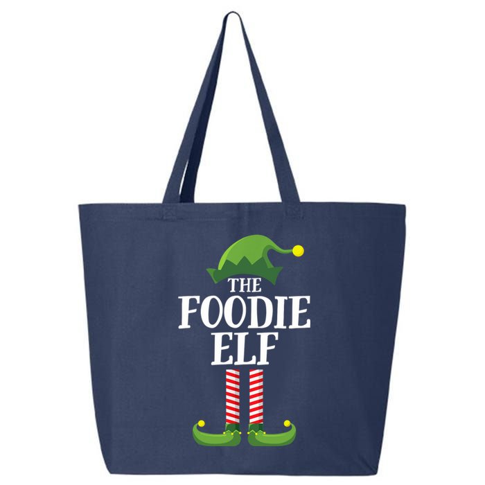 Foodie Elf Matching Family Group Christmas Party 25L Jumbo Tote