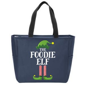 Foodie Elf Matching Family Group Christmas Party Zip Tote Bag