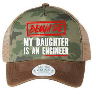 Funny Engineers Mom Or Dad My Daughter Is An Engineer Gift Legacy Tie Dye Trucker Hat