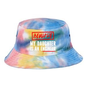 Funny Engineers Mom Or Dad My Daughter Is An Engineer Gift Tie Dye Newport Bucket Hat