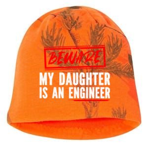 Funny Engineers Mom Or Dad My Daughter Is An Engineer Gift Kati - Camo Knit Beanie