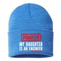 Funny Engineers Mom Or Dad My Daughter Is An Engineer Gift Sustainable Knit Beanie