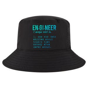 Funny Engineering Meaningful Gift Engineer Definition Gift Cool Comfort Performance Bucket Hat