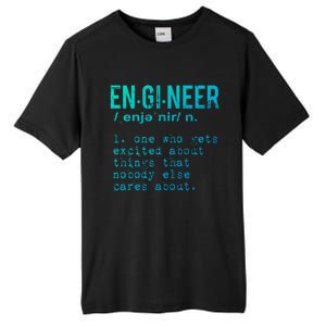 Funny Engineering Meaningful Gift Engineer Definition Gift Tall Fusion ChromaSoft Performance T-Shirt