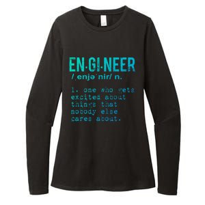 Funny Engineering Meaningful Gift Engineer Definition Gift Womens CVC Long Sleeve Shirt