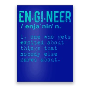 Funny Engineering Meaningful Gift Engineer Definition Gift Poster