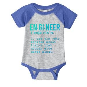 Funny Engineering Meaningful Gift Engineer Definition Gift Infant Baby Jersey Bodysuit