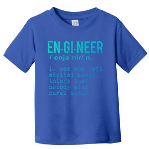 Funny Engineering Meaningful Gift Engineer Definition Gift Toddler T-Shirt