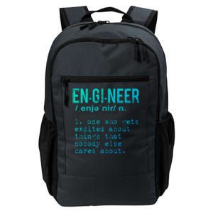 Funny Engineering Meaningful Gift Engineer Definition Gift Daily Commute Backpack